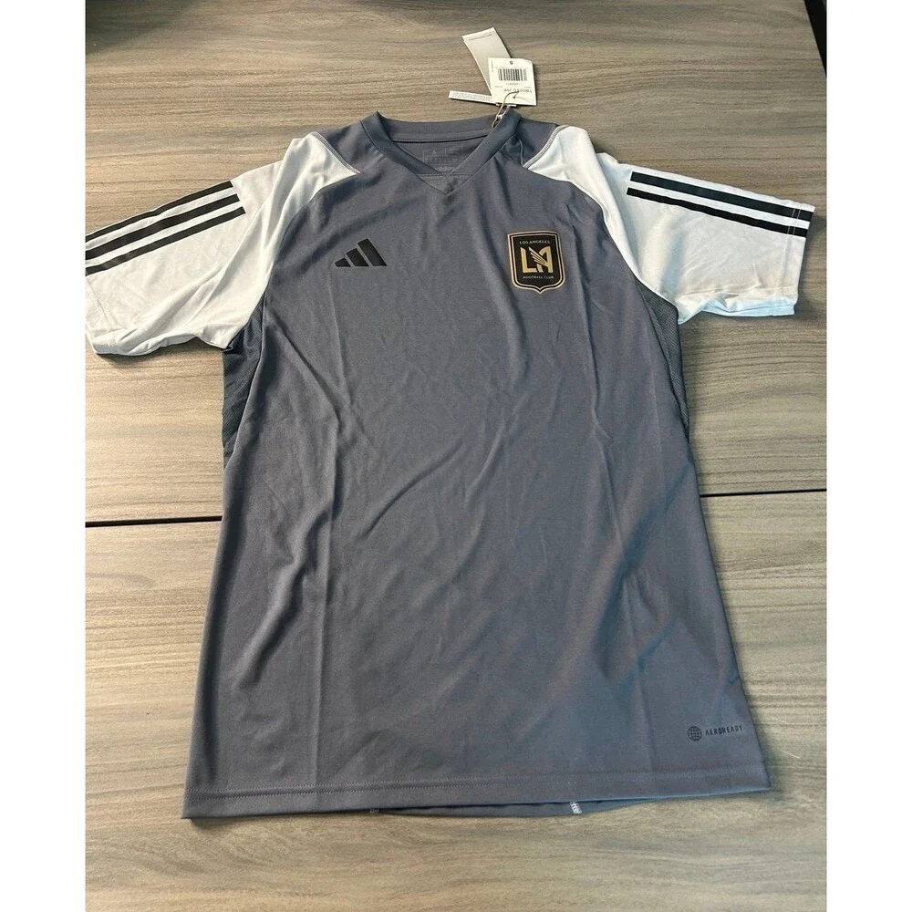 LAFC Men’s Grey Adidas Jersey Size Small